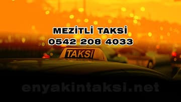 mezitli taksi, taksi mezitli, en yakın taksi